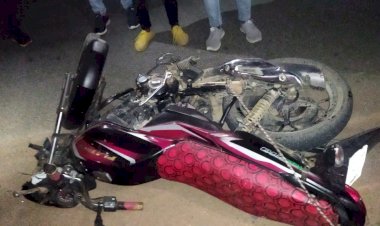 ग्राम मसिरा के मुनि इंटरनेशनल स्कूल के सामने अज्ञात वाहन की ठोकर से बाइक सवार युवक की हुई मौत....