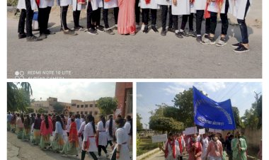 युवा पीढ़ी को नशे की लत से दूर रहने का नुक्कड़ नाटक के माध्यम से दिया संदेश