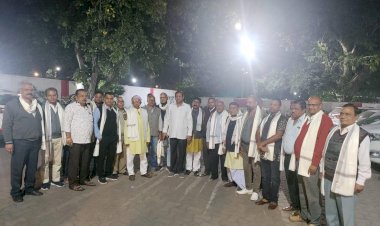 ब्राम्हण समाज का प्रतिनिधिमण्डल मिला कैबिनेट मंत्री से    विप्र भवन के निर्माण के लिए कैबिनेट मंत्री अकबर का जताया आभार