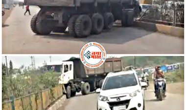 CG- हाईकोर्ट कर्मी की दर्दनाक मौत: तेज रफ्तार ट्रेलर ने बाइक सवार को पीछे से मारी टक्कर..... मौके पर ही हाईकोर्ट कर्मी की मौत.... टक्कर मारने के बाद चलती गाड़ी से ही कूदा चालक.... हादसे के बाद 100 मीटर बिना ड्राइवर के चला ट्रेलर.......