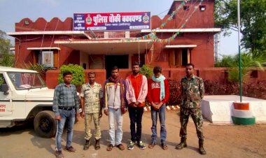 अवैध गांजा के तस्करी पर बस्तर पुलिस की बडी कार्यवाही, ग्राम कौडावंड में गांजा तस्करी के दौरान बकावंड पुलिस की कार्यवाही
