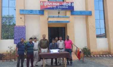 22 हजार रूपये कीमत के गांजा सहित 1 गिरफ्तार.. थाना चांदनी पुलिस की कार्यवाही...