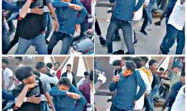 VIDEO- बारातियों पर चढ़ा पुष्पा फीवर: श्रीवल्ली गाने पर नाचते-नाचते हुआ बुरा हाल.... टांग रगड़कर किया डांस.... लगे सब `लंगड़ाने`.... वीडियो देख हंस-हंस के लोटपोट हो जाएंगे.... देखें Video.....