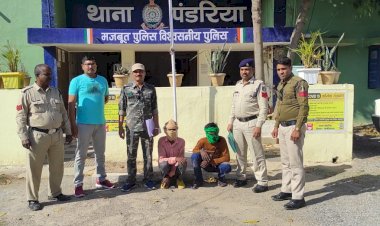 ट्रेक्टर ट्राली से धान चोरी करने वाले चोर चढ़े पुलिस के हत्थे।    चोरी के 02 आरोपीयो को गिरफ्तार कर न्यायिक रिमांड पर भेजा गया जेल।