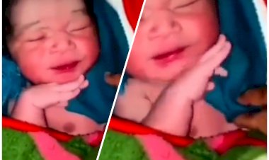 नवजात का 'पुष्पा' वाला स्वैग VIDEO: पैदा होते ही बच्चे ने किया 'Pushpa' का हुक स्टेप.... 'मैं झुकेगा नहीं'…. CG के IAS ने वीडियो शेयर करते हुए कहा, 'ये तो पक्का कभी झुकेगा नहीं'.... देखें VIDEO......