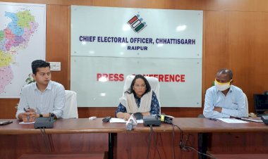 CG- आचार संहिता लागू BREAKING: विधानसभा उपचुनाव अपडेट.... आदर्श आचार संहिता प्रभावशील.... उप निर्वाचन के कार्यक्रम की घोषणा.... 12 अप्रैल को वोटिंग.... इस तारीख को परिणाम.... निर्वाचन आयोग ने जारी किया कार्यक्रम.... देखिए.......