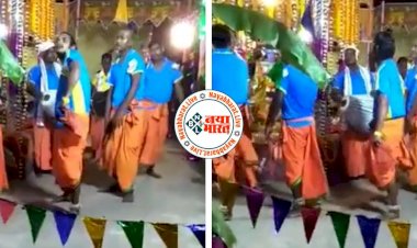 CG- Jas Geet में पुष्पा वाला पोज VIDEO: चढ़ा पुष्पा का खुमार.... अल्लू अर्जुन की उतारी नकल.... VIDEO VIRAL.... देखें VIDEO.....