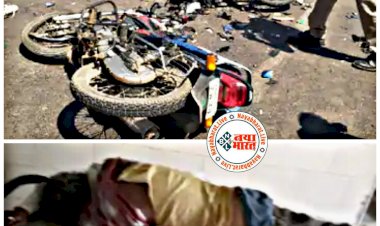CG- 2 युवकों की दर्दनाक मौत: रफ्तार का कहर.... तेज रफ्तार 2 बाइक में जबरदस्त भिड़ंत.... मौके पर ही दोनों बाइक चालकों की दर्दनाक मौत.... एक युवक हुआ घायल..... बाइक के उड़े परखच्चे.....