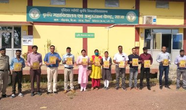 CG BEMETARA:साजा कृषि महाविद्यालय  में आनलाईन के माध्यम से बेमेतरा पुलिस के द्वारा 