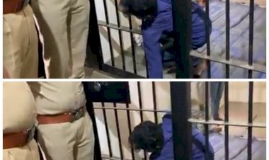 लॉकअप से उड़न-छू हुआ आरोपी VIDEO: न ताला तोड़ा, न सलाखें मोड़ी... फिर भी लॉकअप से भागा चोर.... पुलिस ने पकड़कर पूछा- 'कैसे भागा' तो 5 सेंकड में यूं आया बाहर.... डेमो देख पुलिस के उड़े होश.... देखें VIDEO.....