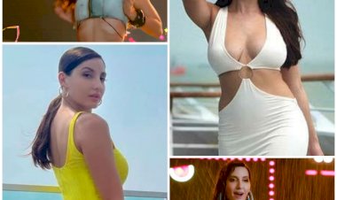Nora Fatehi का किलर डांस VIDEO: 'टिप-टिप बरसा पानी' पर थिरकीं Nora Fatehi.... रेन डांस कर पानी में लगाई 'आग'.... सिजलिंग डांस से फिर मचाया धमाल.... देखें Dance Deewane Juniors Promo......
