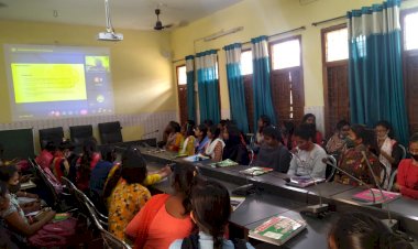 पीजी कॉलेज में लाइब्रेरी द्वारा ऑनलाइन संसाधनों के उपयोग पर कार्यशाला का आयोजन