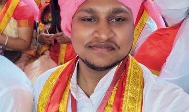 सूरजपुर के विशाल जिले का नाम किया रोशन ...राज्यपाल से  सम्मानित हुए  मिला गोल्ड मेडल...