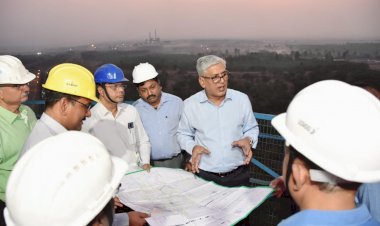 दीपका क्षेत्र में फ़ील्ड विज़िट पर सीएमडी एसईसीएल