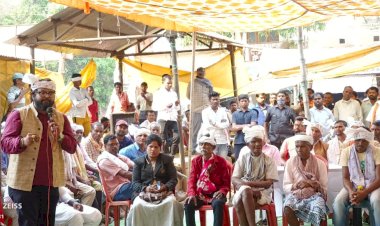 बस्तर के सबसे बड़े आदिवासी क्रांति लोहड़ीगुड़ा गोली कांड में शहीद वीर क्रांतिकारियों के शहादत दिवस कार्यक्रम में पहुंच ,मुक्ति मोर्चा व जनता कांग्रेस जे के नेता नवनीत चांद दी श्रद्धांजलि - भरत कश्यप/अजय बघेल