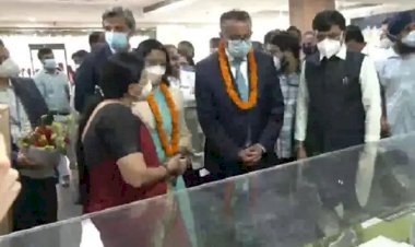 नई दिल्ली: डब्ल्यूएचओ के महानिदेशक डॉ. टेड्रोस अदनोम घेब्रेयसस ने अपने भारत दौरे पर कहा, मुझे बहुत खुशी है कि अब भारत में भी एक ग्लोबल सेंटर बनाया जाएगा.