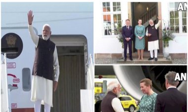 पीएम मोदी डेनमार्क यात्रा: डेनमार्क के कोपेनहेगन एयरपोर्ट पर पीएम मोदी का जोरदार स्वागत किया गया, जहां खुद डेनमार्क के पीएम फ्रेडरिकसेन उनका स्वागत करने पहुंचे थे.