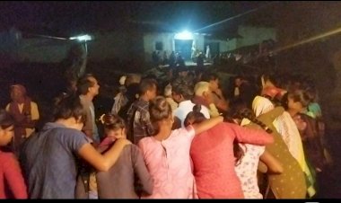 कुंवरपुर गौरी–गौरा महादेव बायर पूजा में उमड़े ग्रामीण।