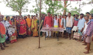 ग्राम बालीकोंटा,सरगीपाल एवं मारकेल के माता मेला मंडई में शामिल हुए संसदीय सचिव रेखचंद जैन