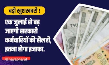 7th Pay Commission : बड़ी खुशखबरी ! जुलाई से बढ़ जाएगी सरकारी कर्मचारियों की सैलरी, जानिए कितना होगा इजाफा.…