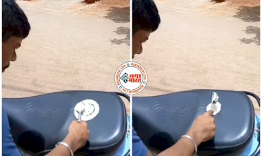 Dosa On Scooter VIDEO: अब नहीं है तवे की जरूरत.... गर्मी इतनी ज़्यादा की बंदे ने स्कूटी पर ही डोसा बना लिया..... वीडियो देख लोग रह गए भौचक्के.... स्कूटी की सीट इतनी गर्म थी की बंदे ने उस पर डोसा पका लिया.... देखें वीडियो.....