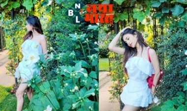 Mouni Roy Latest Photos : मौनी रॉय ने सफ़ेद ड्रेस में  हरे सफेद फूलों के बीच दिखाया बोल्ड अवतार, फोटोज देख फैंस ने थामा दिल...
