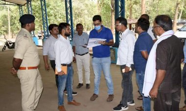 रामगढ़ महोत्सव की जोर-शोर से तैयारी शुरू,प्रभारी कलेक्टर ने निरीक्षण कर लिया तैयारियों का जायज़ा।