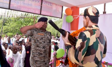 शहीद गणेश कुंजाम के प्रतिमा का हुआ अनावरण…