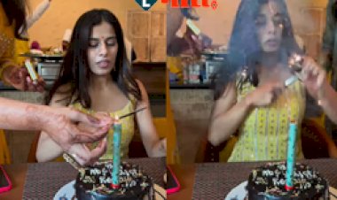 Social Media Viral Video:  जन्मदिन ऐसा कि कभी नही भूल पाएंगे लोग ! फायर कैंडल ने लगा दी आग...