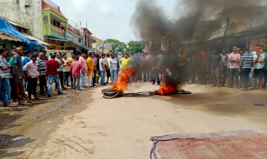 अंबिकापुर बिलासपुर एनएच 130 पर सड़क हादसे में भाजयुमो नेता की मौत। हुआ चक्काजाम।