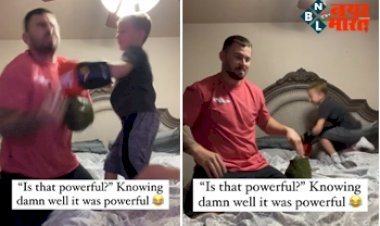 Father son punch : बाप के मुंह पर बेटे ने मारा जोरदार मुक्का, फिर जो हुआ...