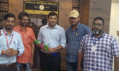 कलेक्टर रजत बंसल सर को आगामी उज्जवल कार्यकाल की शुभकामनाएं