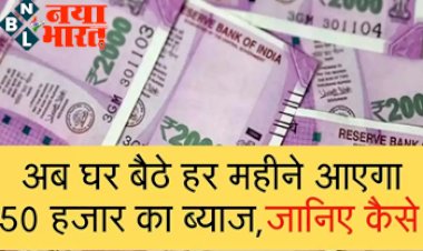 Best Saving Tips : जाने किस स्कीम में करें निवेश ! घर बैठे हर महीने आएंगे 50 हजार रुपये का ब्याज, अपने नाम पर आज ही खोलें यह स्पेशल खाता...