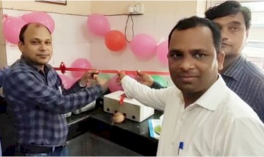 CG:साजा में अत्याधुनिक नये टीबी  टेस्ट - टू-नाट  मशीन का हुआ शुभारम्भ..सामुदायिक स्वास्थ्य केंद्र साजा के BMO डॉ.एके वर्मा ने किये शुभारंभ.. आम जनता को मिलेगी फायदा