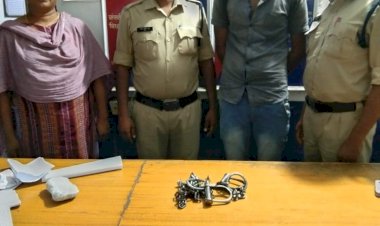 आरोपी गिरफ़्तार  सरायपाली पुलिस की कार्यवाही.................... गिरफ़्तार आरोपी घटनास्थल, ग्राम परसवानी............................