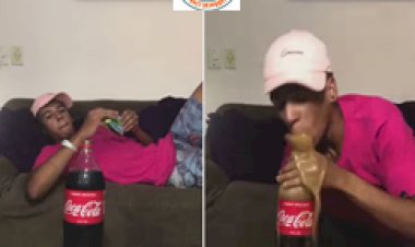 Social media Viral video:  कोल्ड ड्रिंक के साथ गजब का एक्सपेरिमेंट…देखे विडियो…..