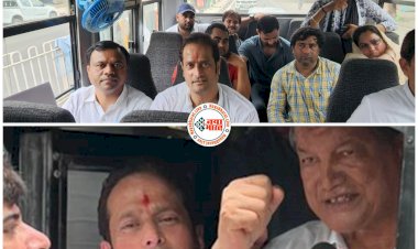 ब्रेकिंग: छत्तीसगढ़ कांग्रेस प्रभारी पुनिया, सांसद दीपक बैज और विधायक विकास उपाध्याय दिल्ली में गिरफ्तार... देखें तस्वीरें.....