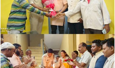 मुक्ति मोर्चा व जनता कांग्रेस छत्तीसगढ़ जे के नेता नवनीत चांद ने दी शहर के बोधघाट टी आई लाल जी सिन्हा को जन्मदिन की शुभकामनाएं - अजय बघेल/कुंदन पाटील