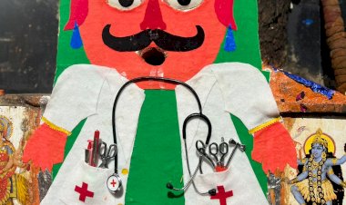 मसानिया भैरवनाथ को धारण करवाया डॉक्टर का चोला