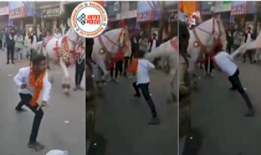 Dance Video: घोड़ियों के साथ नाचना शख्स को पड़ गया भारी, कुछ ही सेकंड में हुआ ऐसा बुरा हाल कि देखती रह गयी पूरी पब्लिक...देखे विडियो...