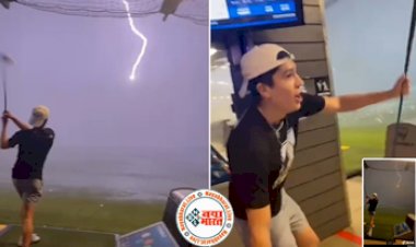 Sky Lightning: आकाशीय बिजली से टकराई गोल्फ बॉल, जिसे देख लड़के की हालत हुई खराब, देखिए ये चौंका देने वाला वीडियो...