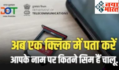 Sim Cards Active By Your Id:अब एक क्लिक में पता करे आपके नाम पर कितने सिम है चालू, एक मिनट में चल जाएगा पता; बस यहां करे Click...
