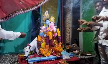 लखनपुर क्षेत्र सहित कुंवरपुर में धूमधाम व हर्षोल्लास के साथ मनाया गया कृष्ण जन्माष्टमी का पर्व।