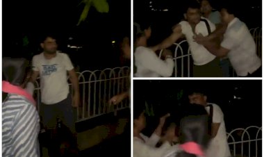 BJP नेता की पिटाई का VIDEO: बीजेपी नेता को गर्लफ्रेंड का जन्मदिन मनाना पड़ा भारी... पत्नी ने पति और उसकी प्रेमिका की चप्पल से कर दी धुनाई... देखें वीडियो.....
