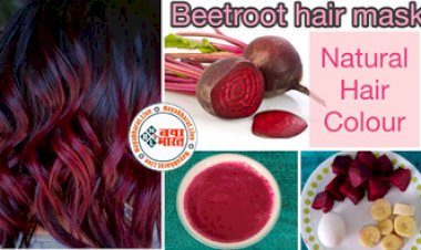 How to Color Hair With Beetroot : जब सताए बाल खराब होने का डर, तो नेचुरल हेयर कलर से रंगे अपने बाल, जानिए आसान तरीका चुकंदर से बाल रंगने का...