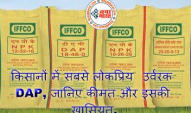 DAP NEWS: किसानों को राहत ! किसानों में सबसे लोकप्रिय उर्वरक DAP, जानिए कीमत और इसकी खासियत....