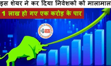 Multibagger Stock: इस शेयर ने कर दिया निवेशकों कों मालामाल,1 लाख हो गए एक करोड़ के पार, जानें कैसे आप भी बन सकते  है करोड़पति...