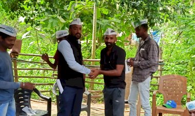 आम आदमी पार्टी की लहर गांव गांव में लोग बढ़ी संख्या में जुड़ रहे हैं, केजरीवाल मॉडल से प्रभावित होकर सुकमा  जिले के जनप्रतिनिधि एवम ग्रामीण  