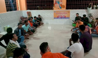 बस्तर प्रखंड ने बनाया 38 वां बजरंग दल स्थापना दिवस : नगर सन्योजक  लच्छू कश्यप