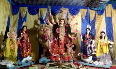 दो दिनों के बाद नवापारा में विजयदशमी पर्व धूमधाम से मनाया गया।